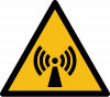 Warnschild Funksendeanlage